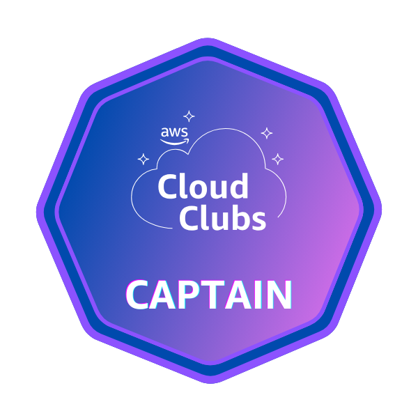 AWS Cloud Clubs Captain